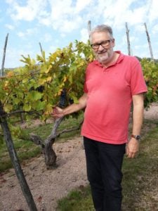 © Kerin O'Keefe | Christoph Kunzli of Le Piane in his vineyard in Boca